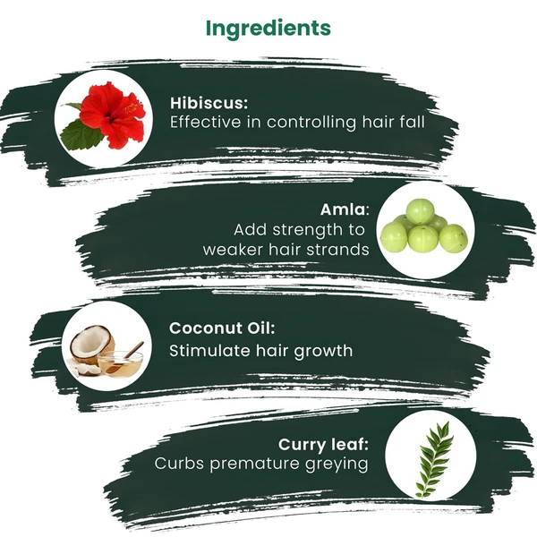 Dhathri Hair Care Plus Herbal Oil for Hair Growth | Ayurvedic Hair Oil for Hair Fall Control & Hair Nourishment | 200 ml An
