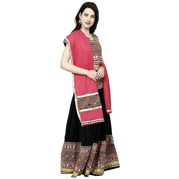 Prijam Women's Cotton Lehenga Choli Axn