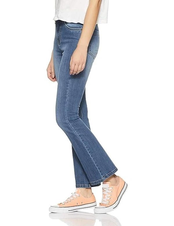 AKA CHIC Mid Rise Boot Cut Jeans An - 34