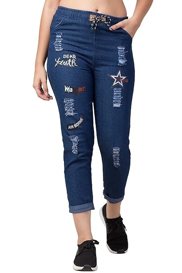 FurryFlair Women's Relaxed Fit Joggers An - M