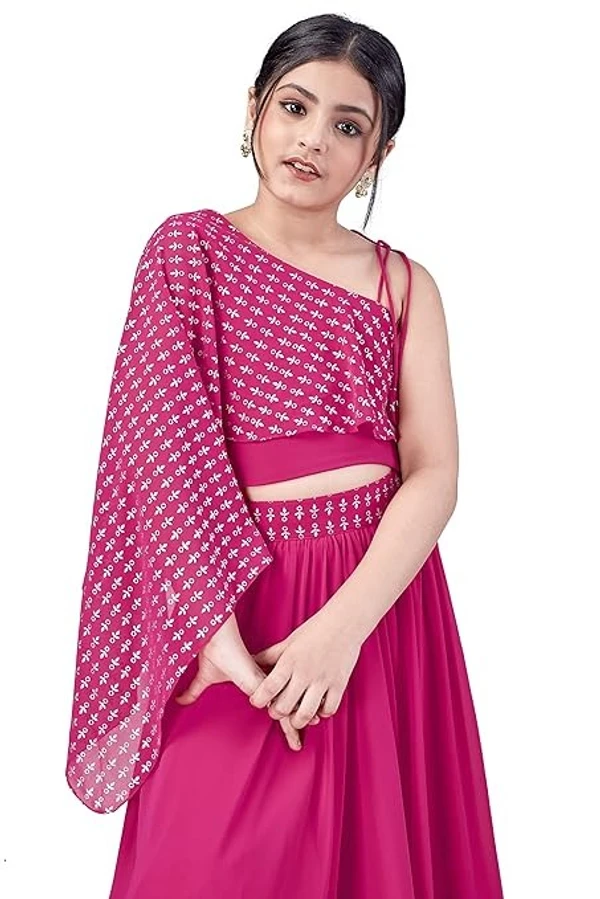 Fashion Dream Girl’s Tabby Silk Readymade Lehenga Choli An