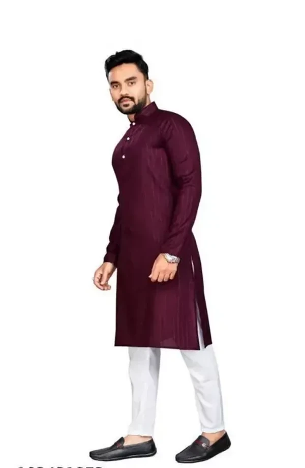 Men Line Only Kurta MO - XXL