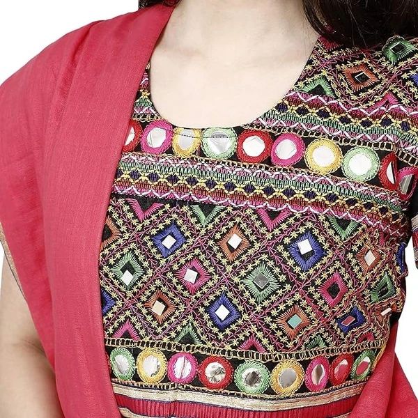 Prijam Women's Cotton Lehenga Choli Axn