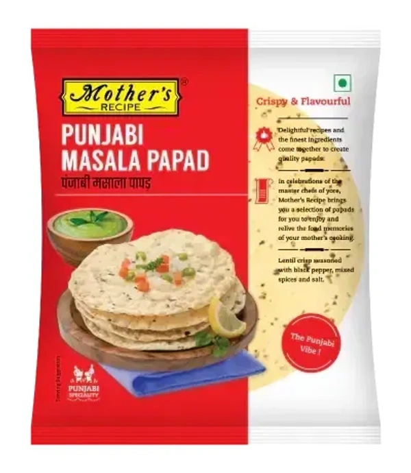 Mother's Recipe Punjabi Masala Papad 180 g