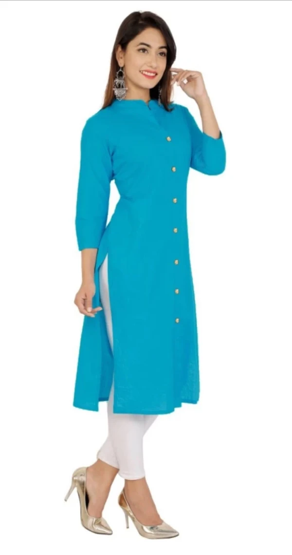 Women Solid Kurta SHP - XXL, Fabric Cotton Blend