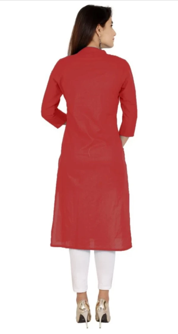 Women Solid Kurta SHP - S, Fabric Cotton Blend