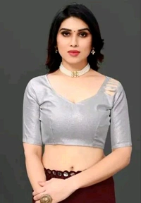 NEW FENCY GEORGETTE CUT WORK SAREE MO 0.4 - Free Size