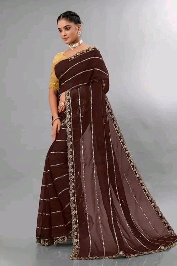 Aaryahi Gorgeous Georgette Women's SareesVol 14 Mo 0.1 - Free Size