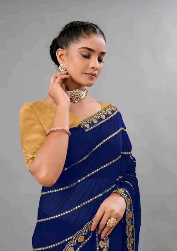 Aaryahi Gorgeous Georgette Women's SareesVol 14 Mo 0.2 - Free Size