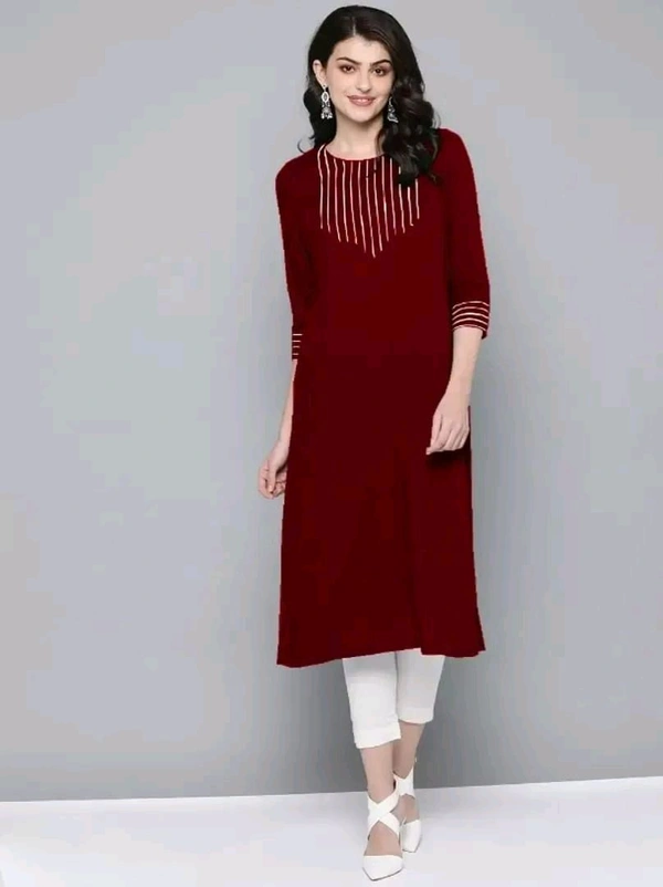 Fancy Rayon Kurti for Women Good 0.4 - L