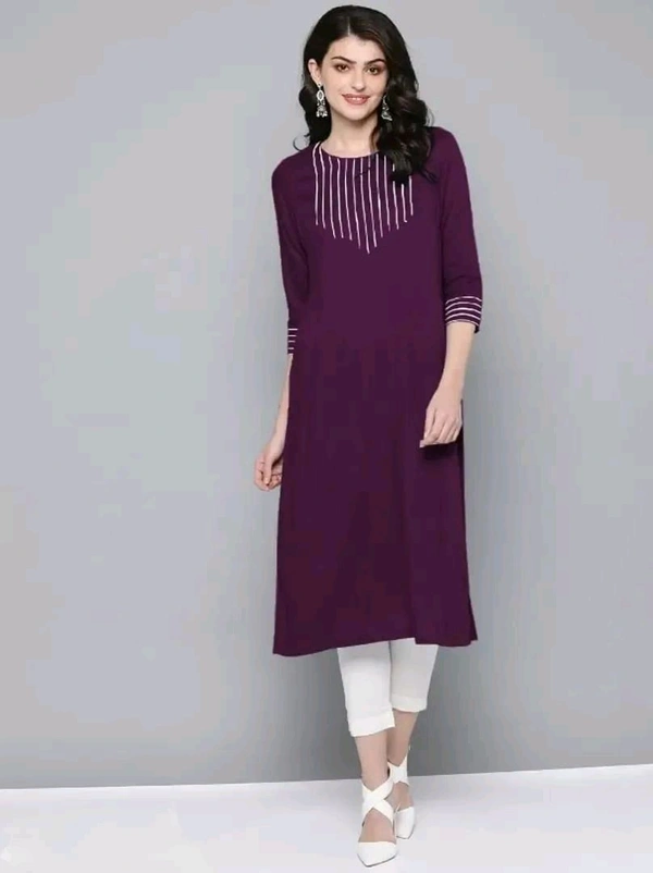 Fancy Rayon Kurti for Women Good 0.4 - M