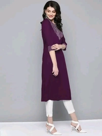 Fancy Rayon Kurti for Women Good 0.4 - M