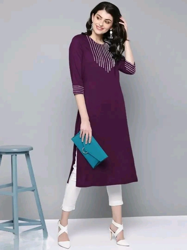 Fancy Rayon Kurti for Women Good 0.4 - M