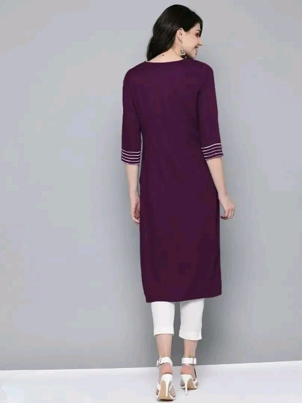 Fancy Rayon Kurti for Women Good 0.4 - M