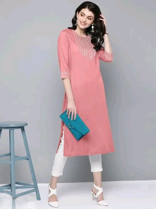 Fancy Rayon Kurti for Women Good 0.5 - M