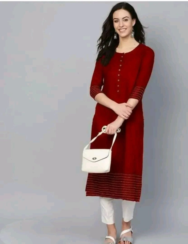 Trendy Rayon Kurti for Women good 0.3 - M
