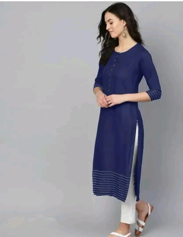 Trendy Rayon Kurti for Women good 0.4 - XL