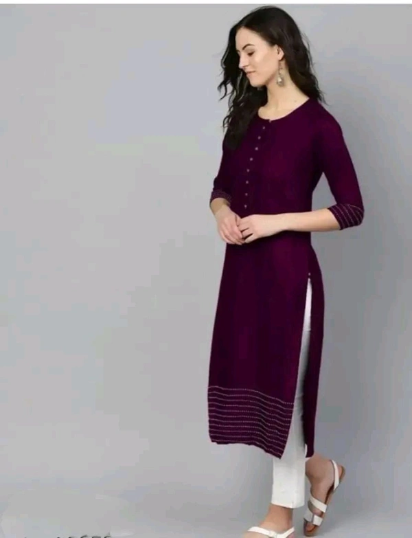 Trendy Rayon Kurti for Women good 0.7 - L
