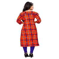 Olive Crepe Printed Kurtas For Women Good 0.2 - XL
