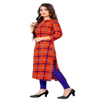 Olive Crepe Printed Kurtas For Women Good 0.2 - 5XL