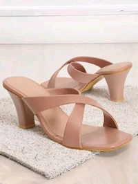 Syntethic Leather Heel Sandals Modran 0.1 - IND3