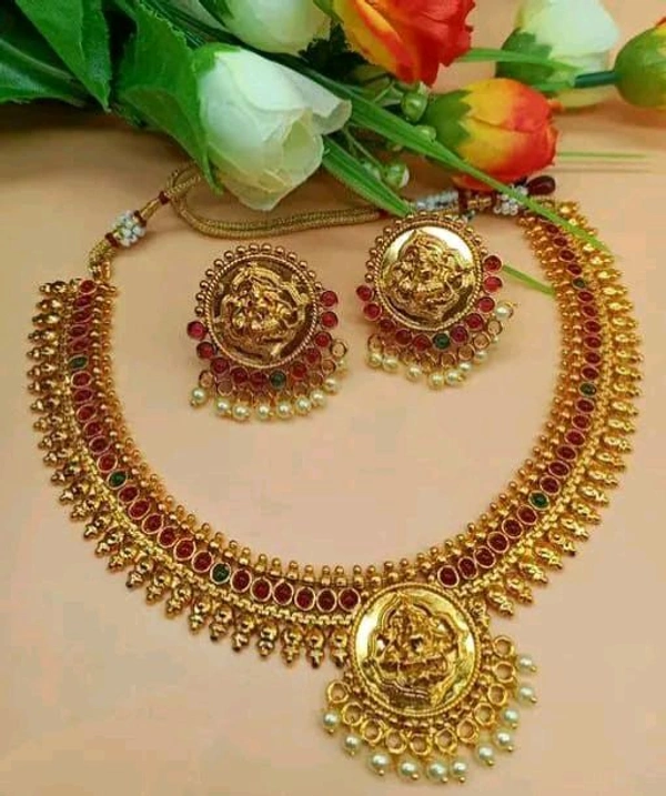 Women's Copper Gold Plated Jewellery Set Modern 0.1 - Free Size