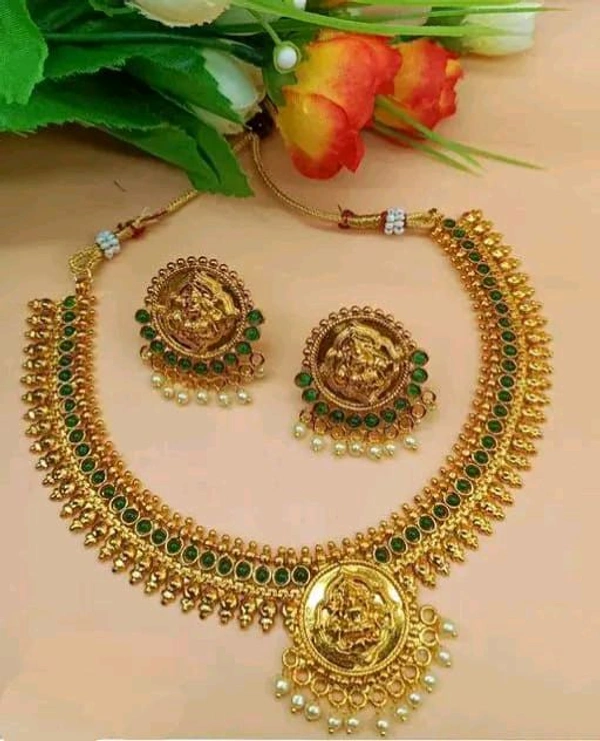 Women's Copper Gold Plated Jewellery Set Modern 0.4 - Free Size