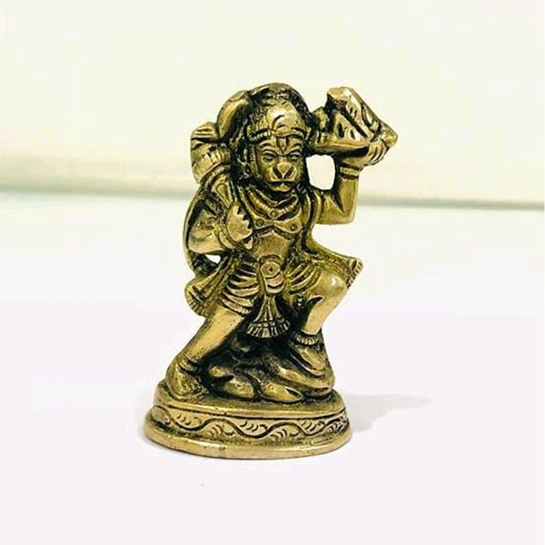 HOLYMONT99 Pure Brass Hanuman Mandir ALL Size Available  - Large