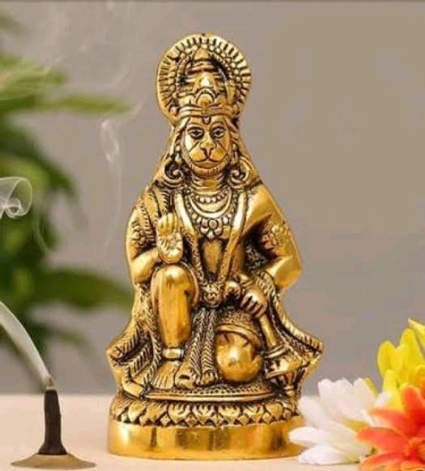 HOLYMONT99 Pure Brass Hanuman Murti Small Size Available  - Small