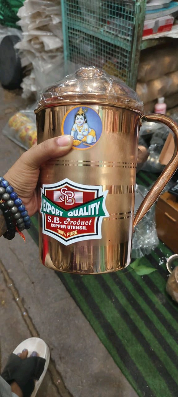 HOLYMONT99 Pure Copper 2Litre Jag - Large