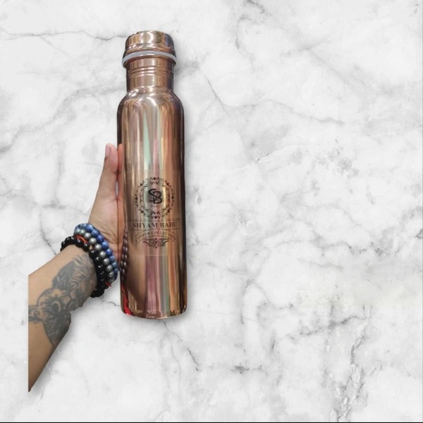 HOLYMONT99 Pure Copper 1Litre Water Bottle  - Small