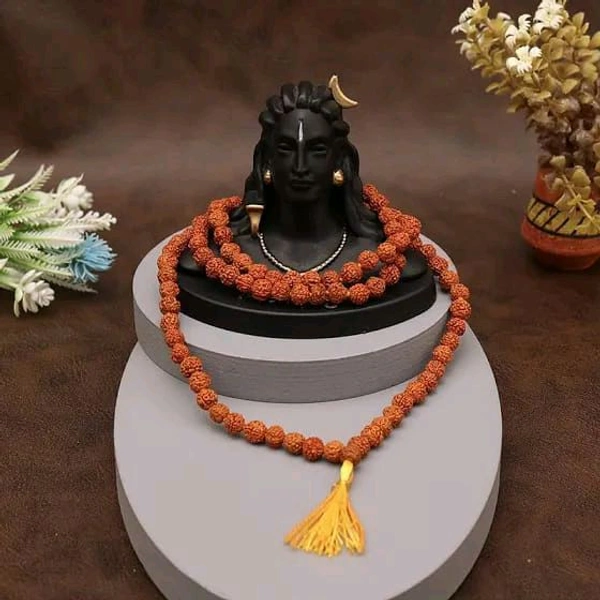 HOLYMONT99 Adi Yogi with rudraksha mala - Free Size