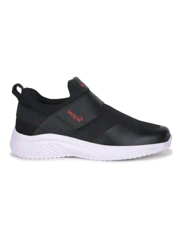 LEAP7X by Liberty FLATRON-1E Printed Black Sports Non Lacing - IND-6 (Size: 25.7 cm