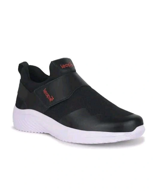 LEAP7X by Liberty FLATRON-1E Printed Black Sports Non Lacing - IND-6 (Size: 25.7 cm