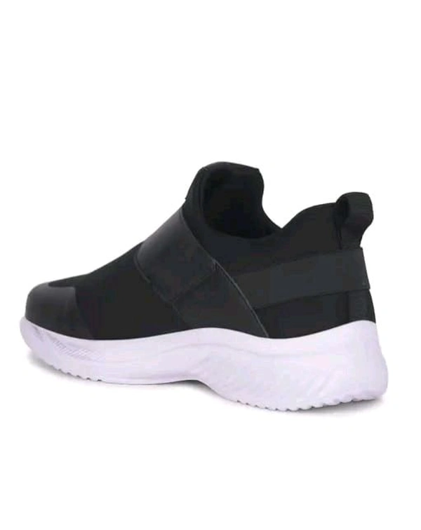 LEAP7X by Liberty FLATRON-1E Printed Black Sports Non Lacing - IND-6 (Size: 25.7 cm