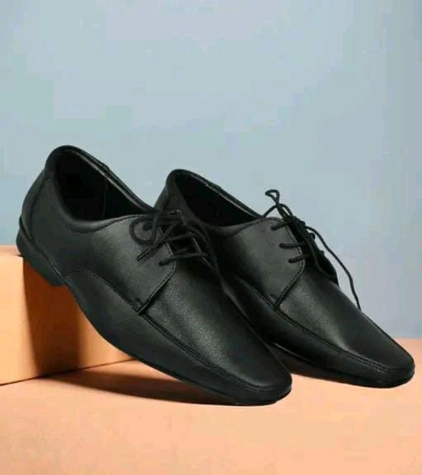 Ajanta Men's Elevate Your Style with Comfort and Elegance | Lace-Up Closure, Stylish | Perfect for Formal Wear, Business Casual, and Parties EG5003 Mo 0.1 - IND-8 (Size: 25.7 cm)
