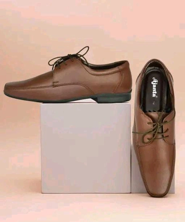 Ajanta Men's Office Men's Formal Office Dress Lace Up Comfortable Derby Shoes Perfect for Parties EG5004 Mo 0.1 - IND-6 (Foot Length Size: 24.1 cm