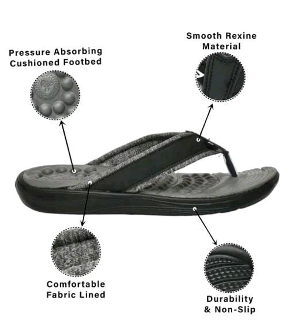 Ajanta Flip Flops For Men 0.1 - IND-8 (Foot Length Size: 25.7 cm)