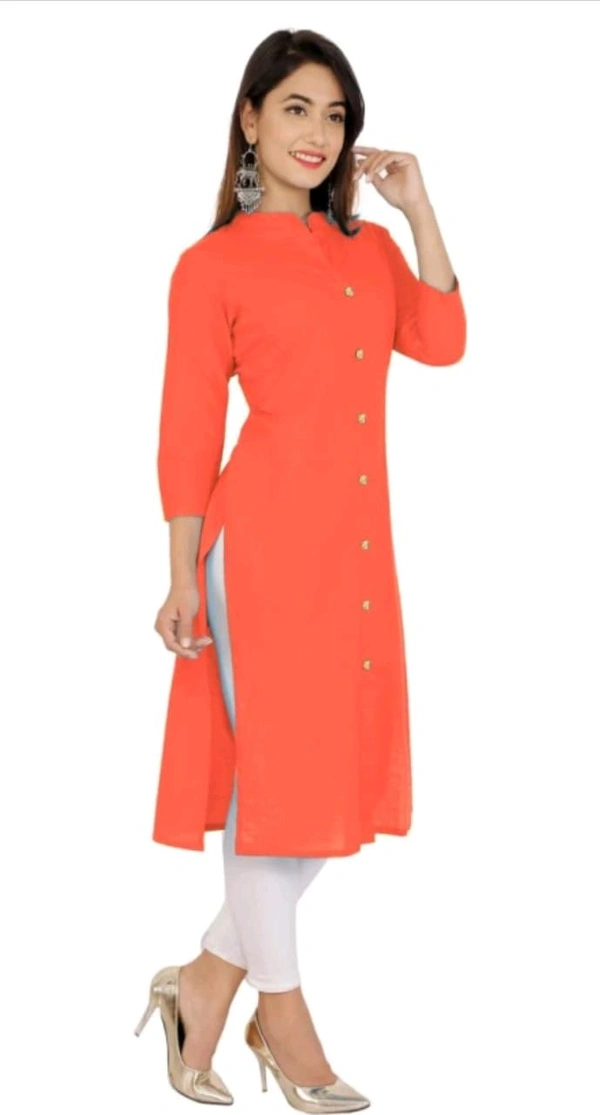 Stylish Cotton Blend Kurti For Women Mo 0.2 - L