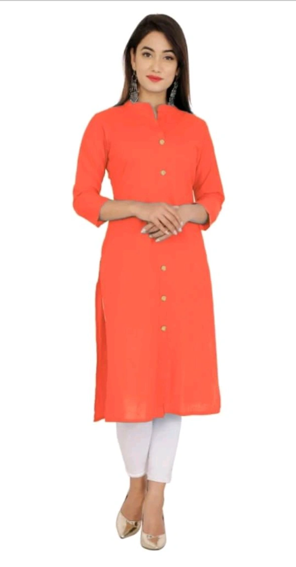 Stylish Cotton Blend Kurti For Women Mo 0.2 - L