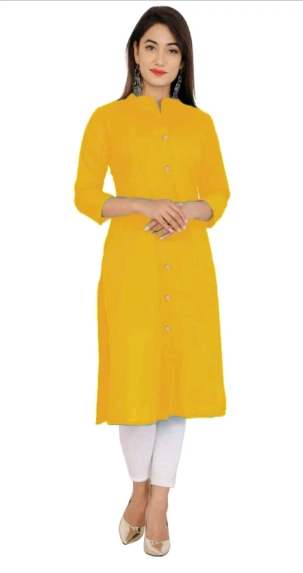 Stylish Cotton Blend Kurti For Women Mo 0.3 - L