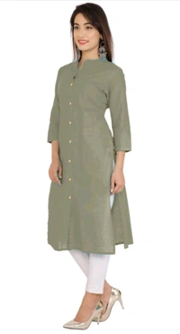 Stylish Cotton Blend Kurti For Women Mo 0.4 - M