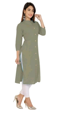 Stylish Cotton Blend Kurti For Women Mo 0.4 - L