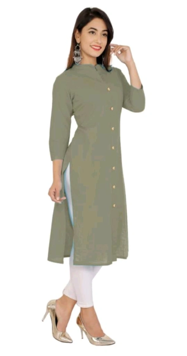 Stylish Cotton Blend Kurti For Women Mo 0.4 - L