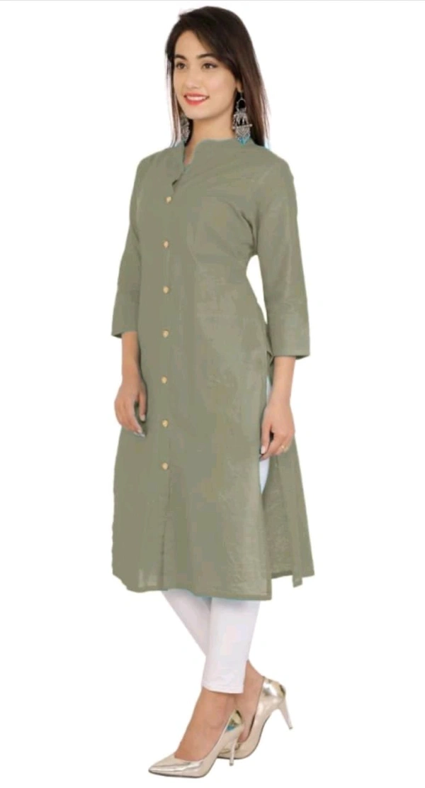 Stylish Cotton Blend Kurti For Women Mo 0.4 - L