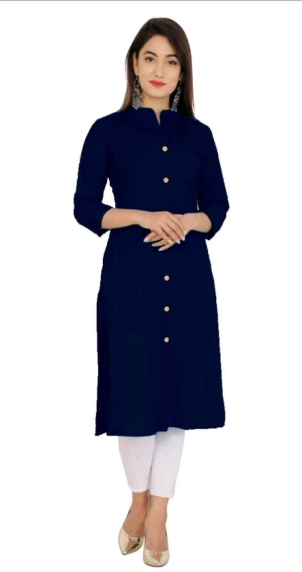 Stylish Cotton Blend Kurti For Women Mo 0.5 - S
