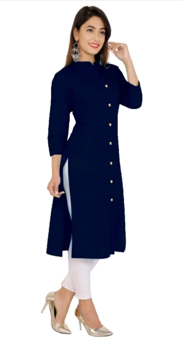 Stylish Cotton Blend Kurti For Women Mo 0.5 - L
