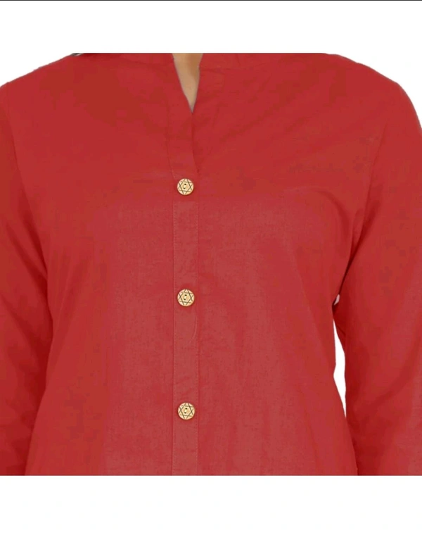 Stylish Cotton Blend Kurti For Women Mo 0.6 - L