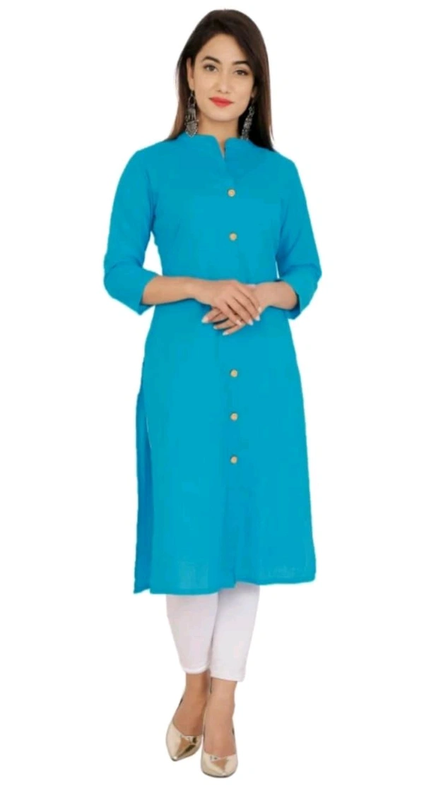 Stylish Cotton Blend Kurti For Women - S
