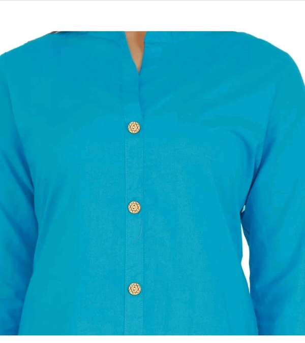 Stylish Cotton Blend Kurti For Women - L